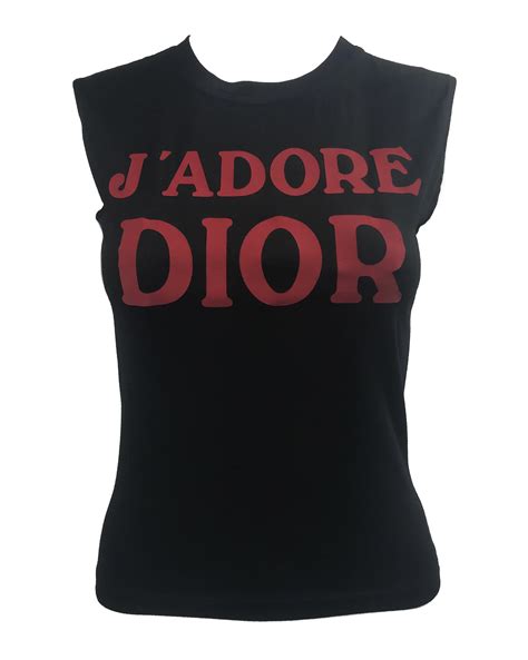 dior cropped shirt|j'adore Dior top vintage.